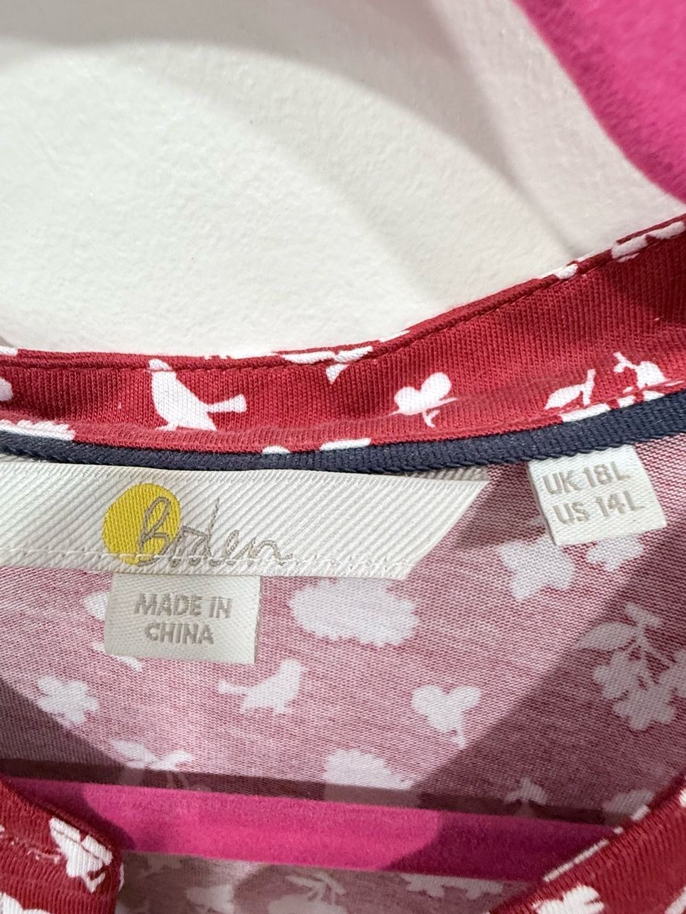 Boden Flippy Jersey Red Floral Short-Sleeve A-Line Dress - Picture 5 of 7